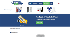 Desktop Screenshot of expressusbdrives.com